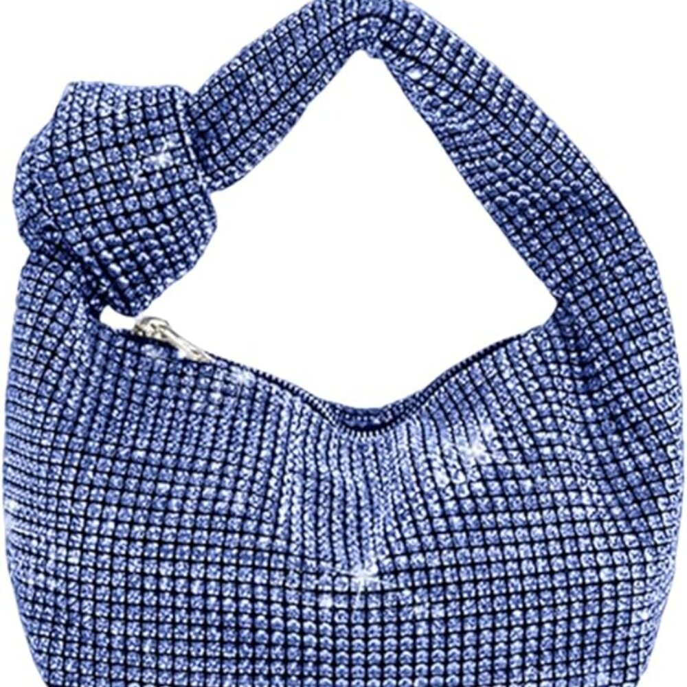 NEW Sparkling Bling Swarovski Crystal Rhinestone Knot Bag Purse +FREE Gift - Picture 3 of 7